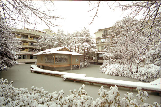 画像：冬の庭園